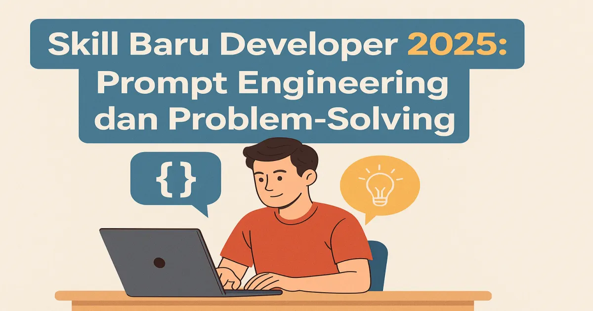 Evolusi Skill Developer 2025: Menguasai Prompt Engineering dan Problem-Solving Strategis di Era AI