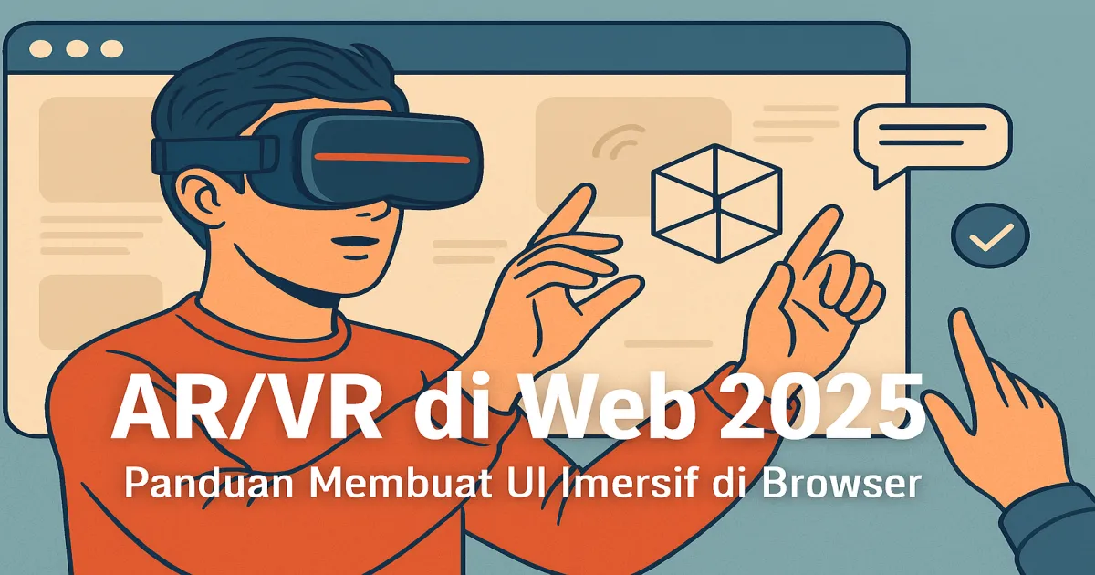 Masa Depan Web Ada di Sini: Panduan Lengkap Membuat UI Imersif AR/VR di Browser dengan WebXR